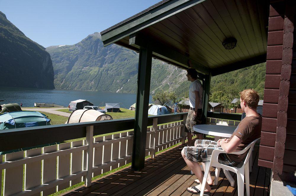 Hotel Grande Hytteutleige Og Camping Geiranger Zewnętrze zdjęcie